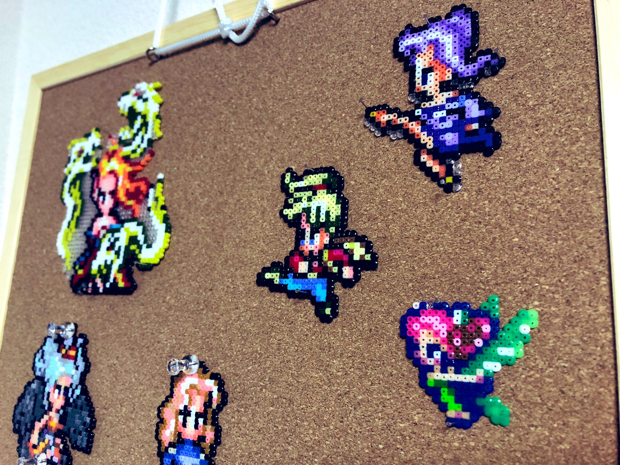 いつき ロマンシングサガ3 カタリナ髪ロングver作りました ロマサガビーズ部 ロマンシングサガ3 カタリナ ピクセルピコ アイロンビーズ