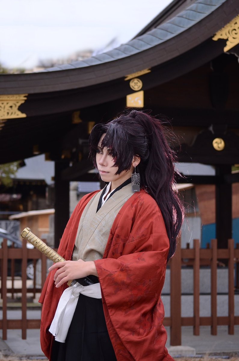コスプレ 】 鬼滅の刃/継国縁壱 photo … 三脚 #ふくしま街コス #街コス