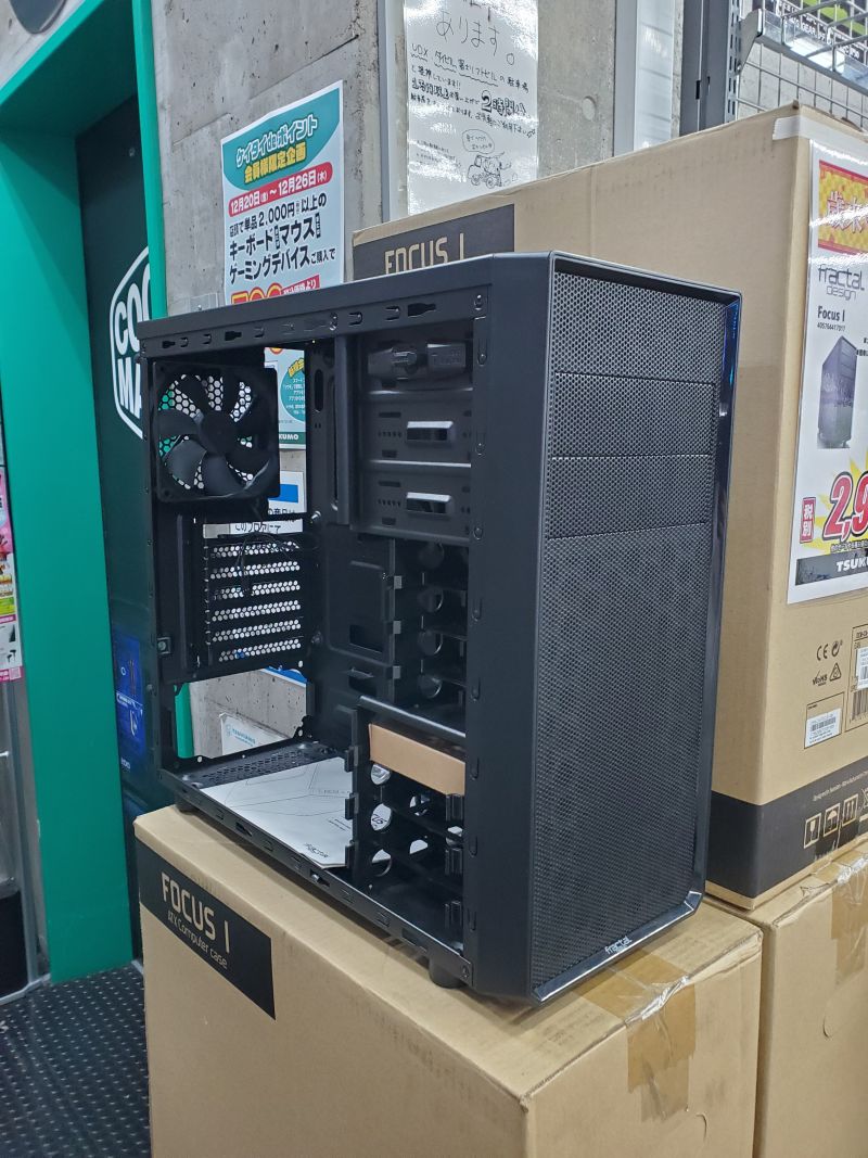 Tsukumo Ex ツクモex בטוויטר 6f こちらはオススメpcケース ツクモ限定のミドルタワーpcケース Focus I お値段税別 2 999円 うーん安いですね コストパフォーマンス重視で一式お考えの方にもオススメです