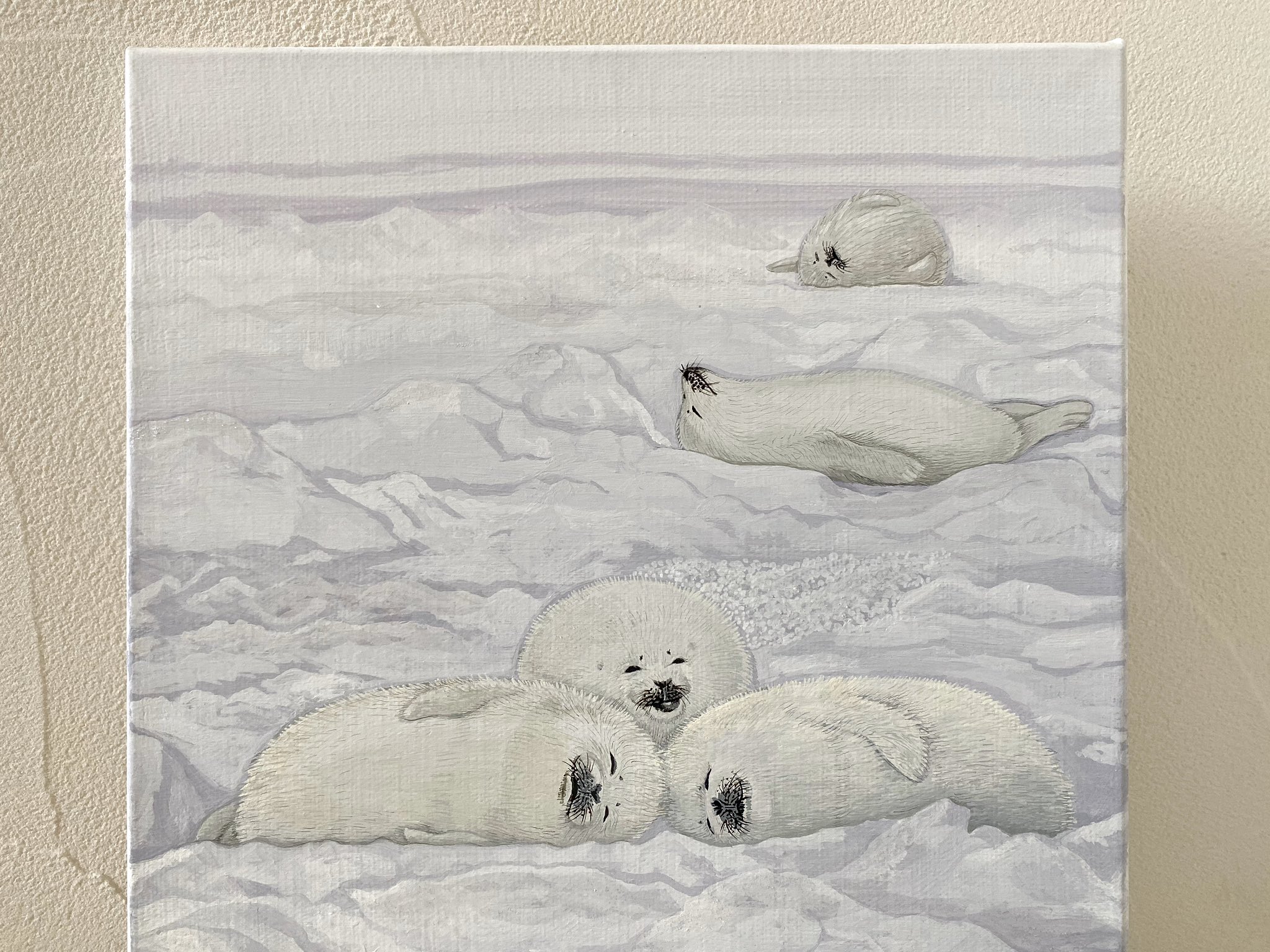 ガッチリカ もふもふのアザラシを描きました あざらし Seal 絵 Picture T Co Gtlxbnactr Twitter