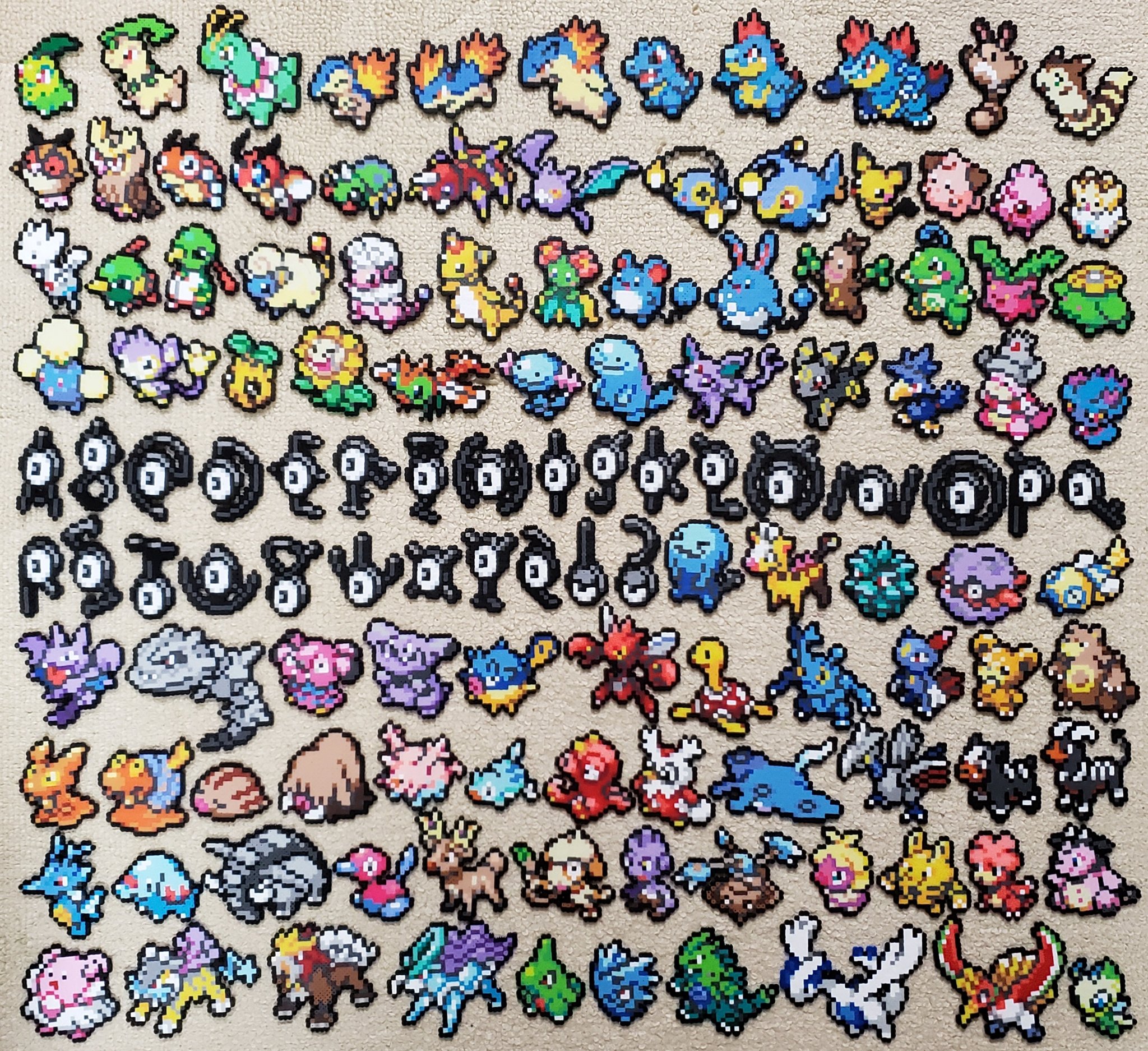 ととらに アイロンビーズでジョウト地方の新ポケモン を全員ゲットしました 新しい冒険が始まった感動は今でも忘れられないですよね みんなもポケモンゲットじゃぞ アイロンビーズ ポケモン ポケモン金銀周年 T Co Orfh24y74r Twitter