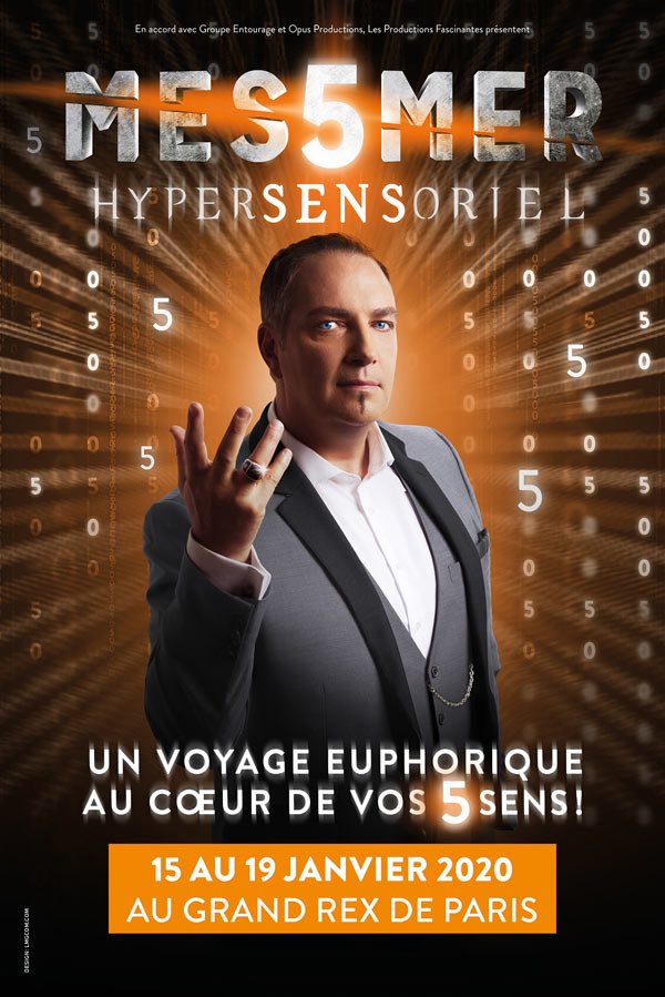 LeGrandRex's tweet photo. Avis aux amoureux d'expériences inédites, #Messmer posera à nouveau ses bagages au #GrandRex du 15 au 19 janvier 2020 prochain pour un show qui promet de vous déstabiliser! #Hypersensoriel 

Dernières places disponibles ➡️ https://t.co/jRYZL0SXBn https://t.co/RInSEcJrLu