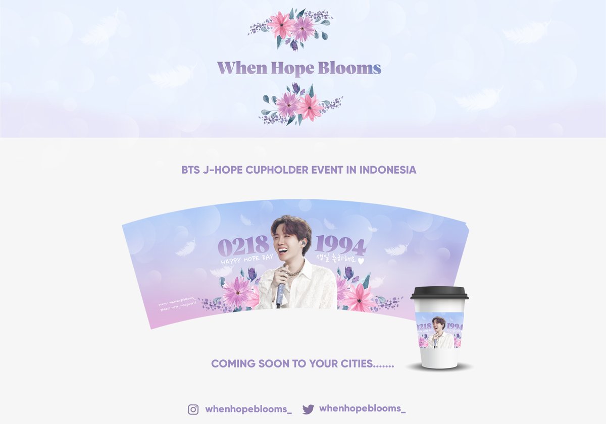 whenhopeblooms_'s tweet image. [🌸]  BTS j-hope cupholder event 2020 
-
the cupholder design is here! coming soon to your cities.....

stay tune!🥳