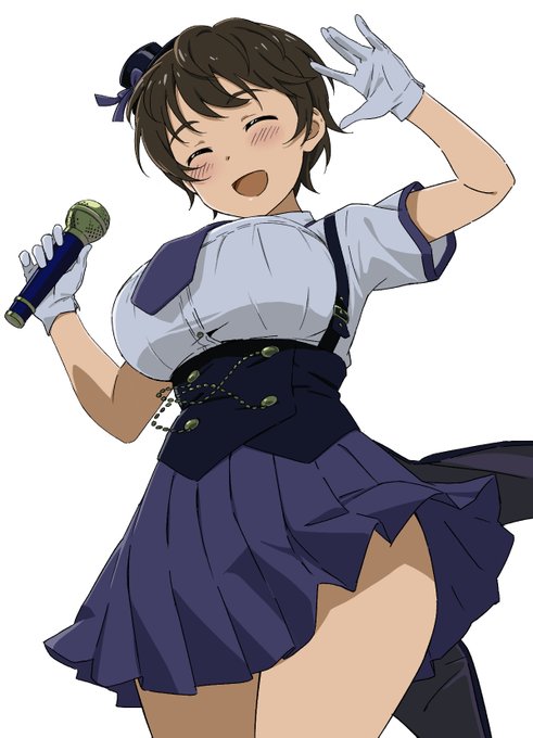 背景真っ白にするとアニメのセル画っぽくなってこれはこれでなんかいいなぁって 