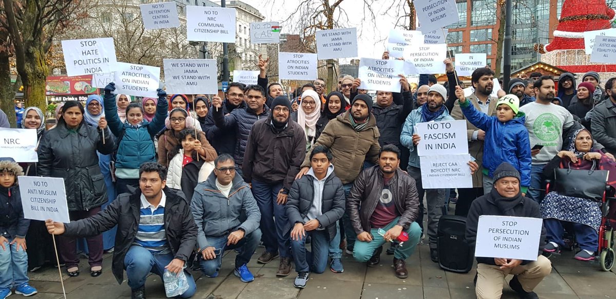 What an amazing turnout at Manchester Piccadilly in support of saying #NotoCAA #NotoNRC #BoycottCAA #BoycottNRC. The #CAA_NRC_Protest gaining momentum across the globe!  <a href="/Independent/">The Independent</a> <a href="/BBCNews/">BBC News (UK)</a> <a href="/ndtv/">NDTV</a> <a href="/SkyNews/">Sky News</a>