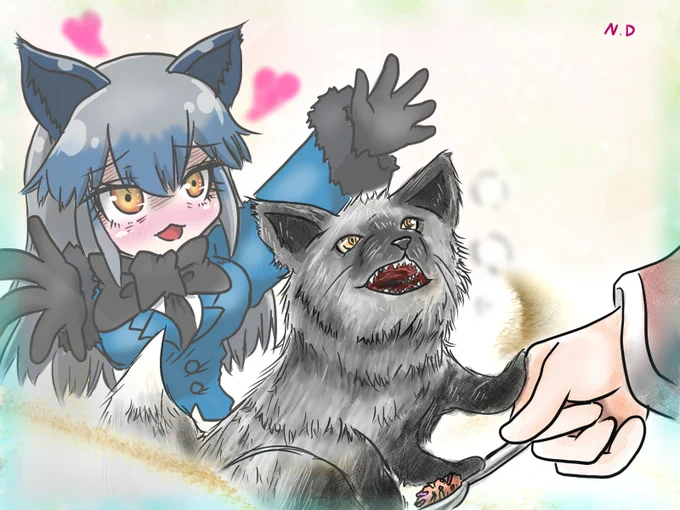 #ギンギツネをヤンデレにしろ 彼女がフレンズ化する前、早すぎる親離れにより瀕死状態にあったギンギツネの子狐を保護し回復まで世話を続けていた時子狐は野生にしては人懐っこく従順で世話の焼かず回復の早い子になった野生に戻るのも早いかもしれないと思った時空からのサンドスターに当たる 