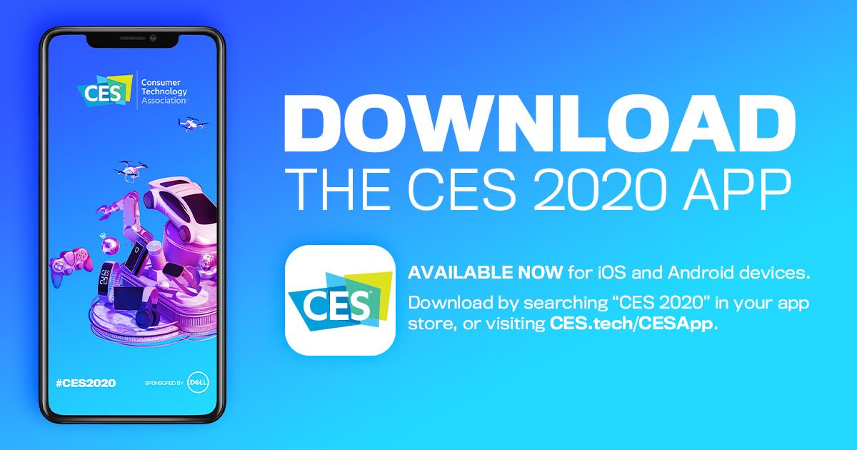 CES's tweet photo. Network with other attendees wherever, whenever through the #CES2020 App messaging feature, sponsored by @Dell. Available now for iOS and Android devices https://t.co/VOTaqFJdot https://t.co/ug0aQtmwCZ