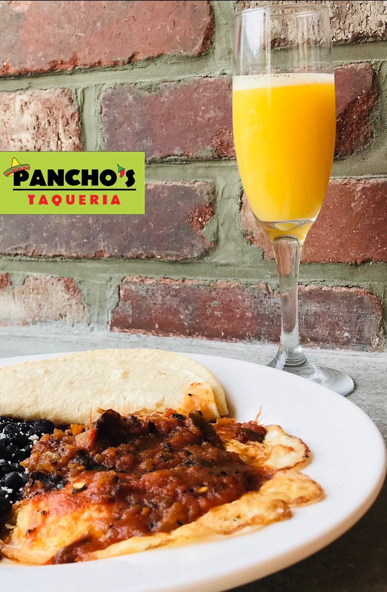 PanchoTaqueria's tweet photo. Breakfast time at Pancho’s
Have some huevos rancheros along with a nice mimosa!
#dedhamsquare #needham https://t.co/qiGVn6F5Al