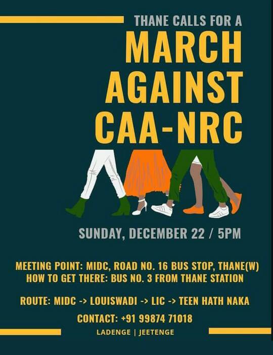 Don't be silent
Don't be violent
Make your voices heard
Make their laws #CAA_NRC_Protest annulled 

#IndiaAgainstCAA_NRC
#NaziIndiaRejected
#StopDividingIndia
#IndiaAgainstViolence
#BJPinsultsWomenProtesters
#ProtestLikeAGirl