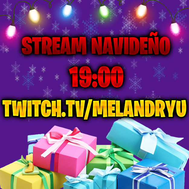 Melandryu's tweet photo. Hoy toca stream especial navideño con mi 2º familia.

Hoy toca devolveros el apoyo que me dais durante el año , hoy los regalos los reparto yo.

Estoy en la mismisima mierda pero lo prometido es deuda 😂🤗 https://t.co/LPQ0kuzApA