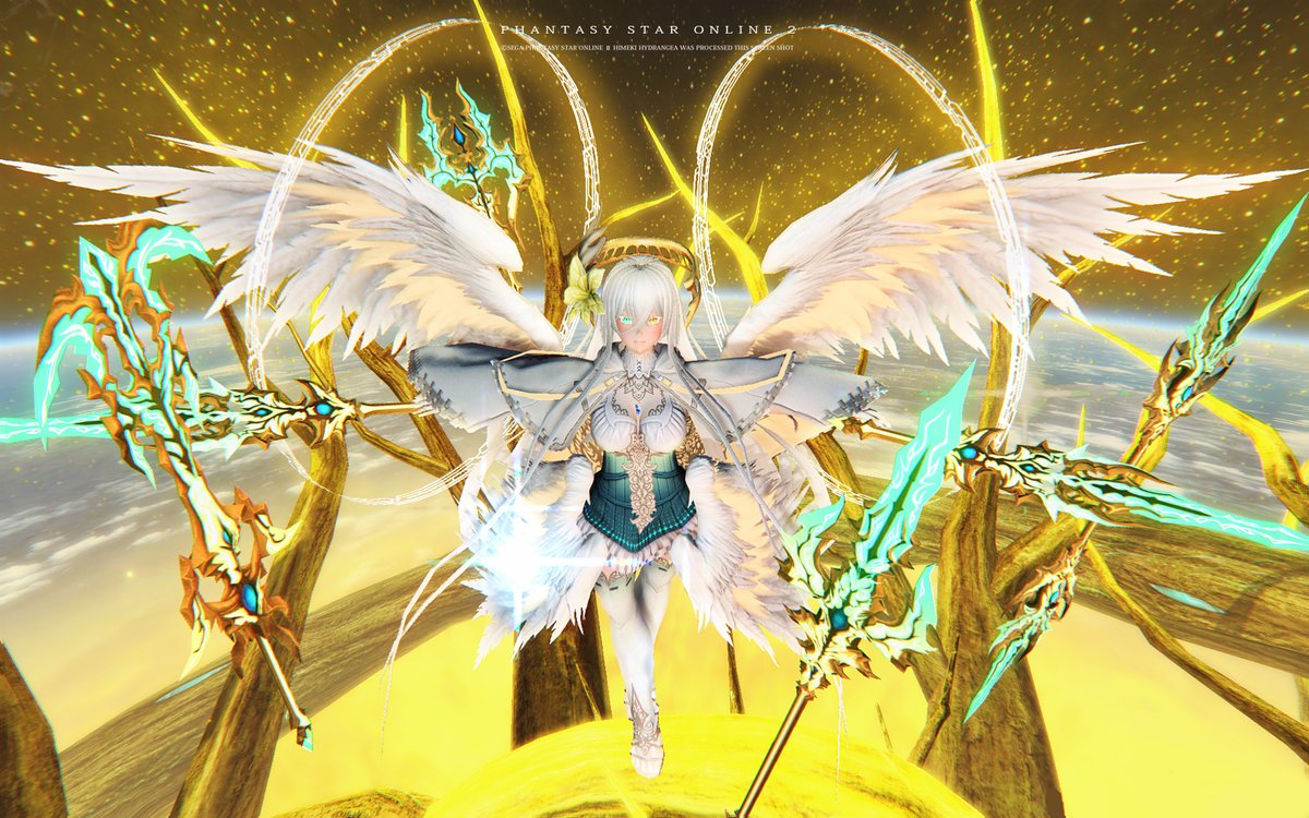 Himeki Hydrangea Ar Twitter デウスエスカの力を継承せしエトワールフォームイメージ Via Photoshop Pso2