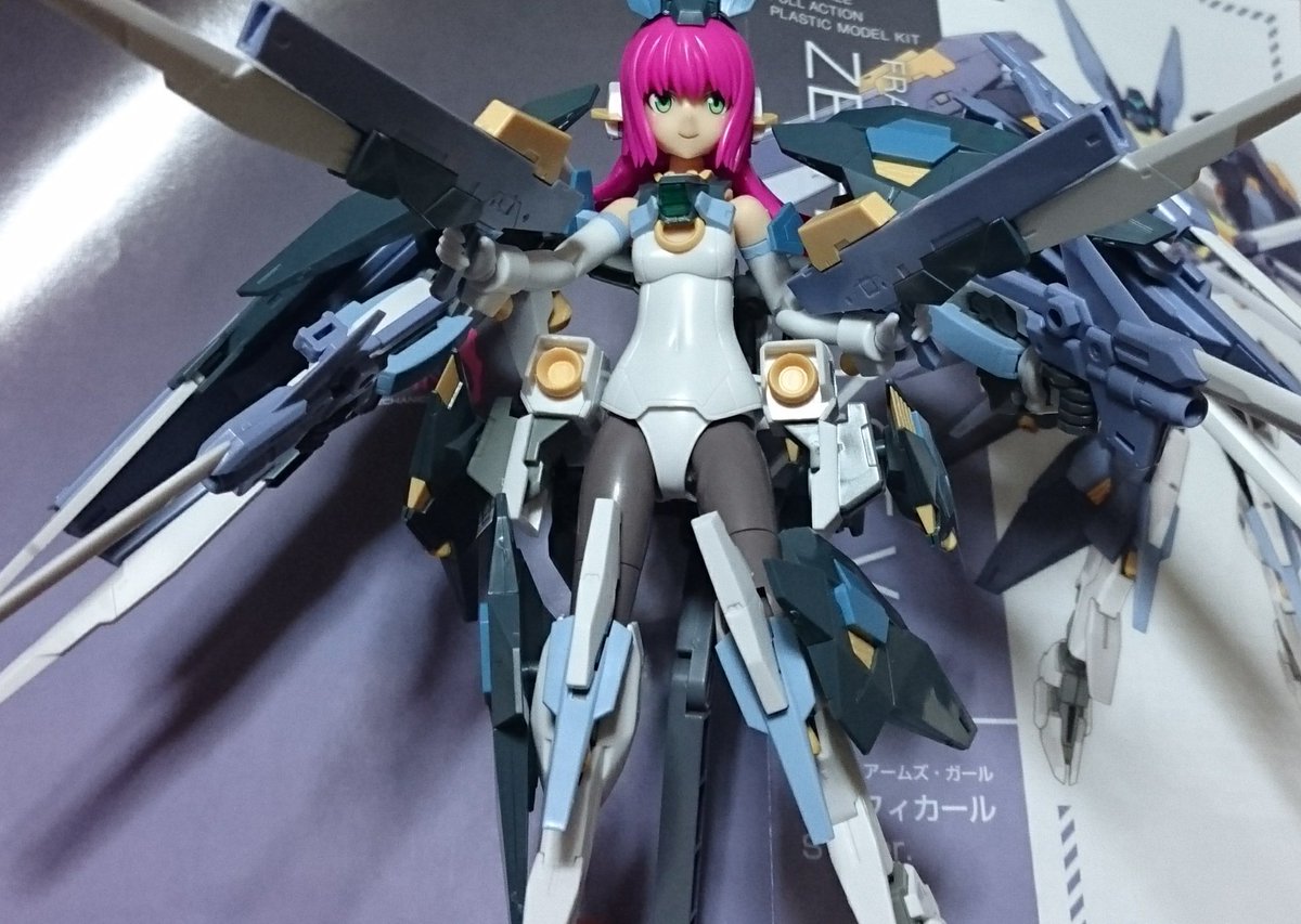 N Atsushi ゼルフィカール フレームアームズ ガール ゼルフィカールst 装備もぱち組完成 T Co Dj6pccg4bq Twitter