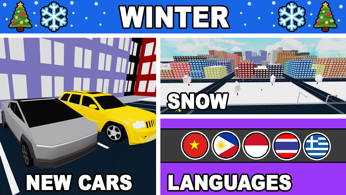 Liteimpulse On Twitter Winter On Vehicle Tycoon Is Here 2 New Cars Added Winter Is Here Drive On Snowy Grounds Vietnamese Filipino Indonesian Thai And Greek Supported - code for door on roblox home tycoon 2018