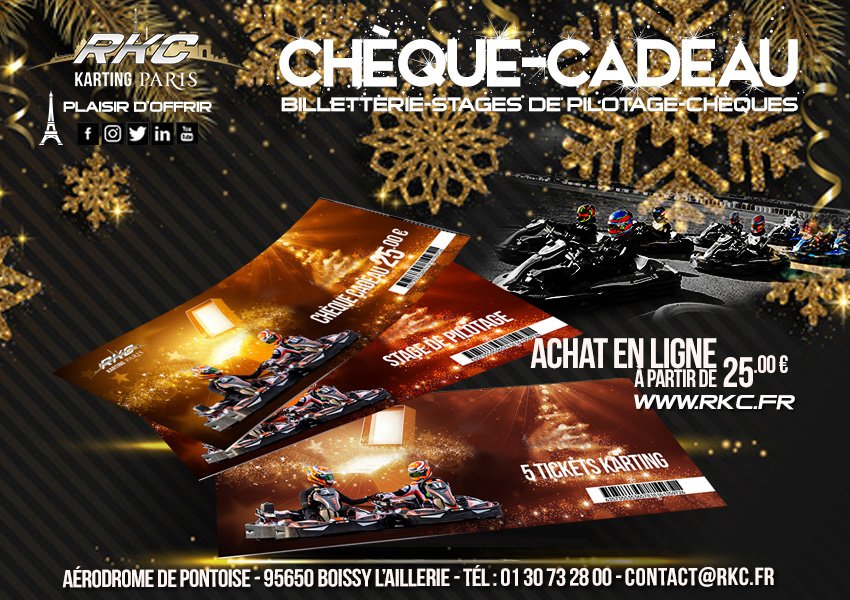 Pour faire plaisir à votre proche, pensez aux bons cadeaux RKC ! 🎁🎄
Ils peuvent être utilisés aussi bien pour la location, les stages de pilotage...

Pour commander, rien de plus simple, tout se fait en ligne via l'application RKC ou sur notre site ! 

#IdeeCadeau #noel