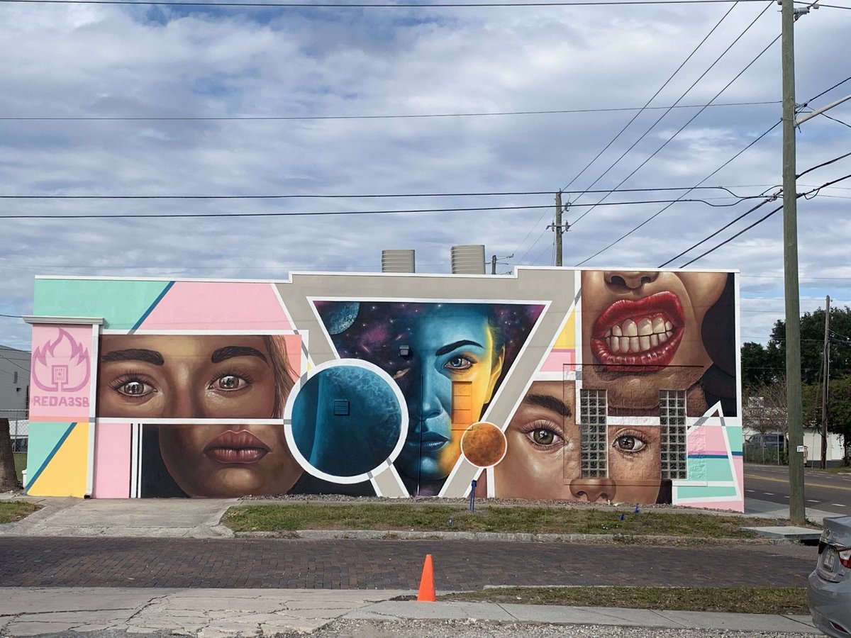 Love the #local #art that fills our #city #streets! #stpete #downtownstpete #tampa #clearwater