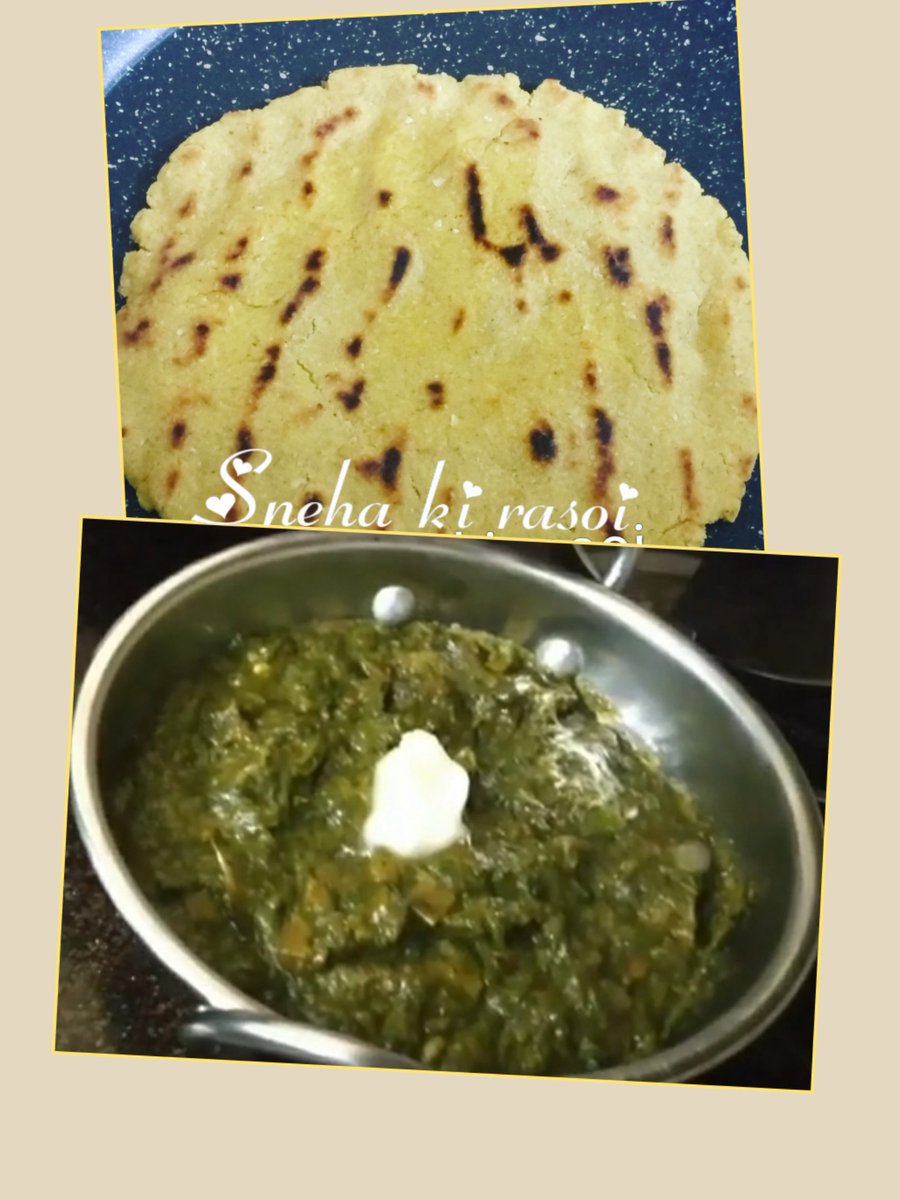 MaheshSneha's tweet photo. Aaj Pesh hi Punjab ka famous food makke di roti , recipe 👇
https://t.co/79LvRpeplS
&amp; sarso da saag , recipe 👇
https://t.co/06eJY3w92P
#foodie #SaturdayMotivation #bye2019withtherose_asc https://t.co/t890O6bMJK