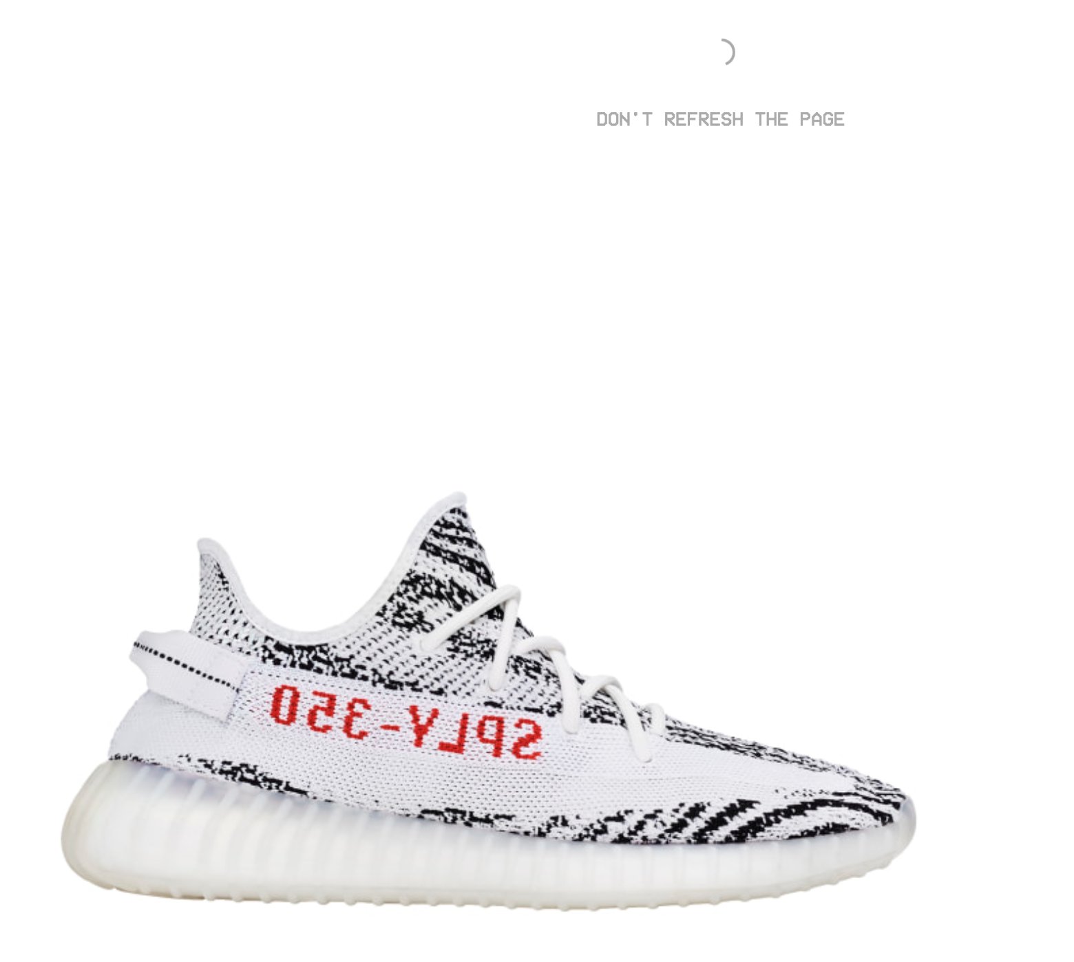 yeezy supply zebra