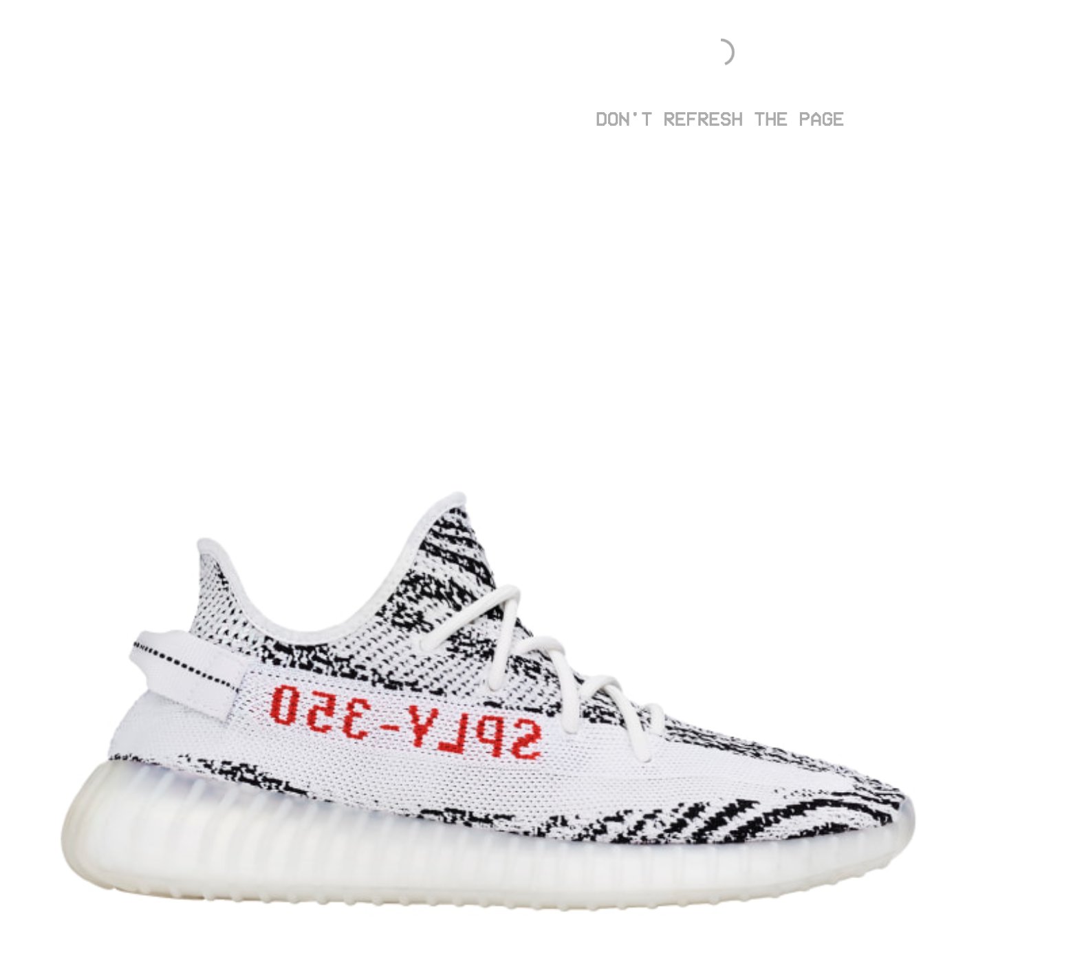 yeezy supply 350 zebra