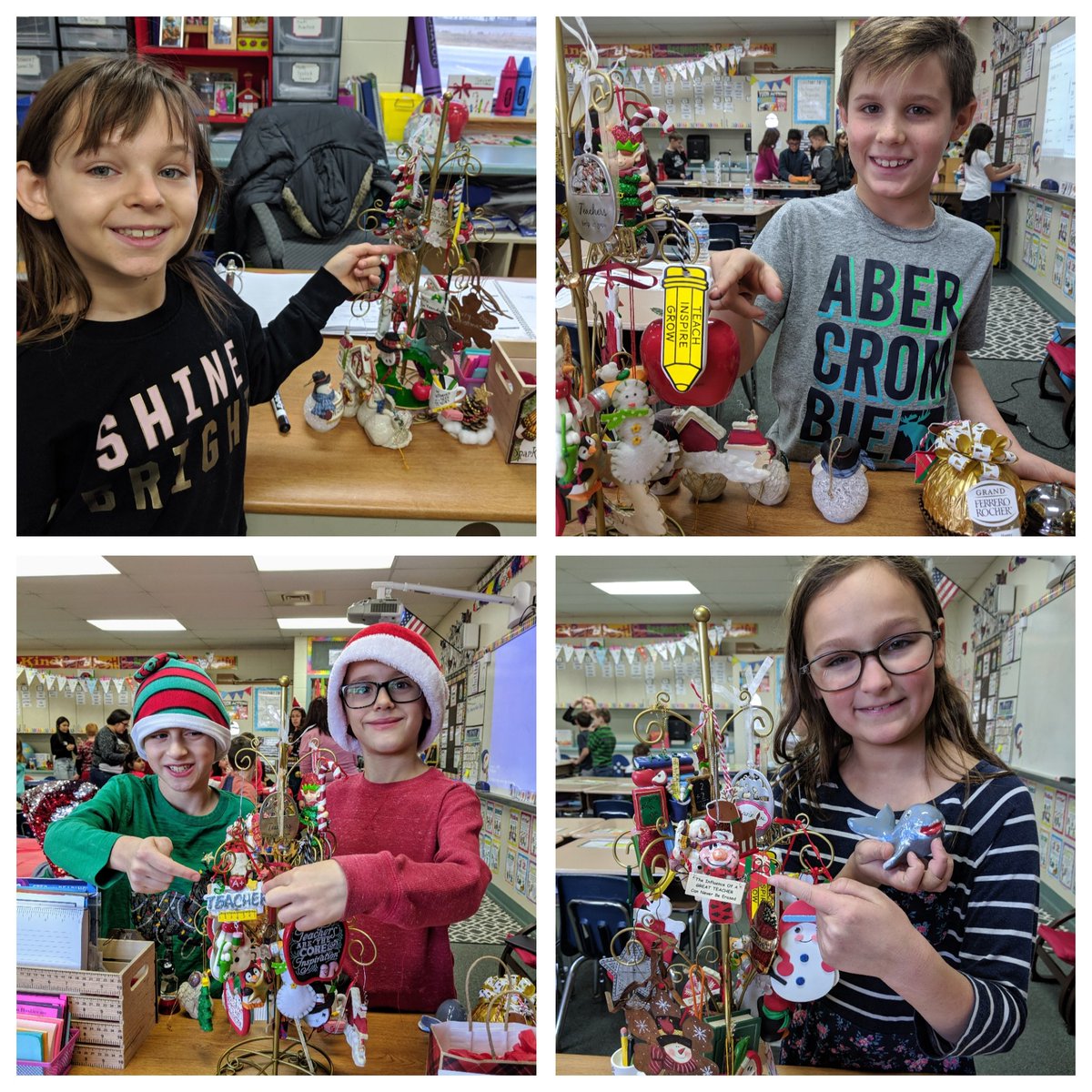 TVanYzendoorn's tweet photo. Check out the new ornaments that I got this year for my teacher Christmas tree! #van3rdgrade #martin158 https://t.co/a3gEBvyJNG