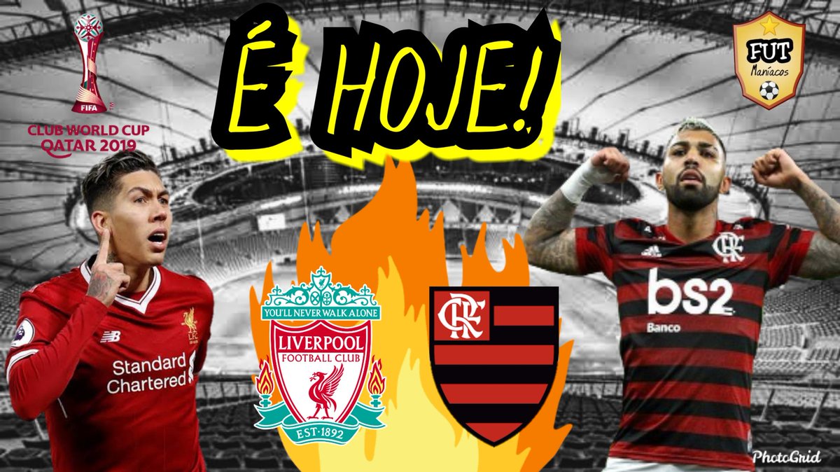 ManiacosFut's tweet photo. Chegou o grande dia! 

E aí, vai dar #Liverpool ou #Flamengo  ??

#FlamengoxLiverpool #LIVXFLA #LIVFLA #FIFAClubWorldCup2019 https://t.co/1owK0YX9ak
