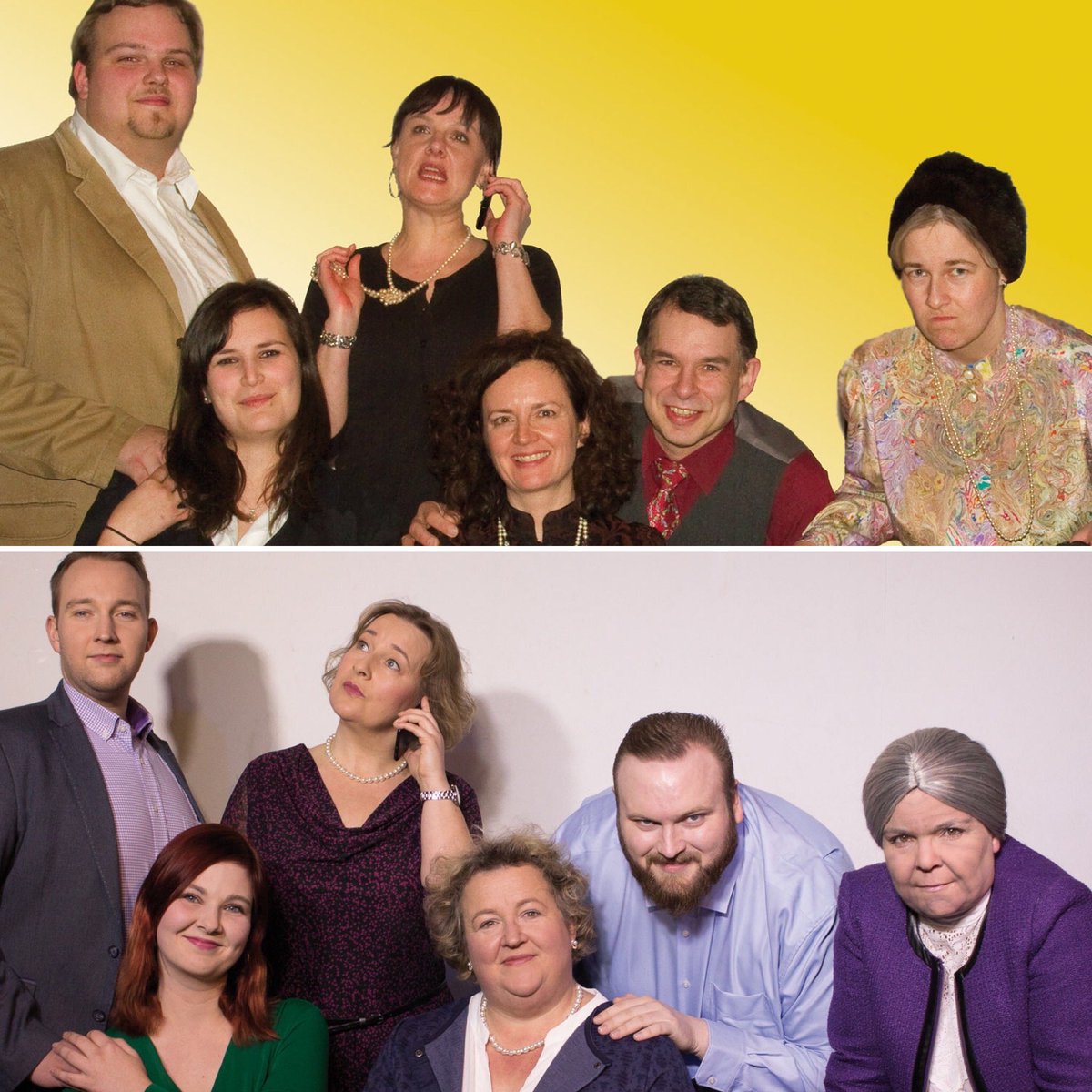 Damals und Heute: im Mai 2010 feierten wir mit „37 Ansichtskarten“ unsere erste Premiere. Anlässlich unseres 10-jährigen Jubiläums feiern wir am 14. Februar 2020 die Wiederaufnahme dieses großartigen Stückes von Michael McKeever.  #theater #37ansichtskarten #komödie #hamburg