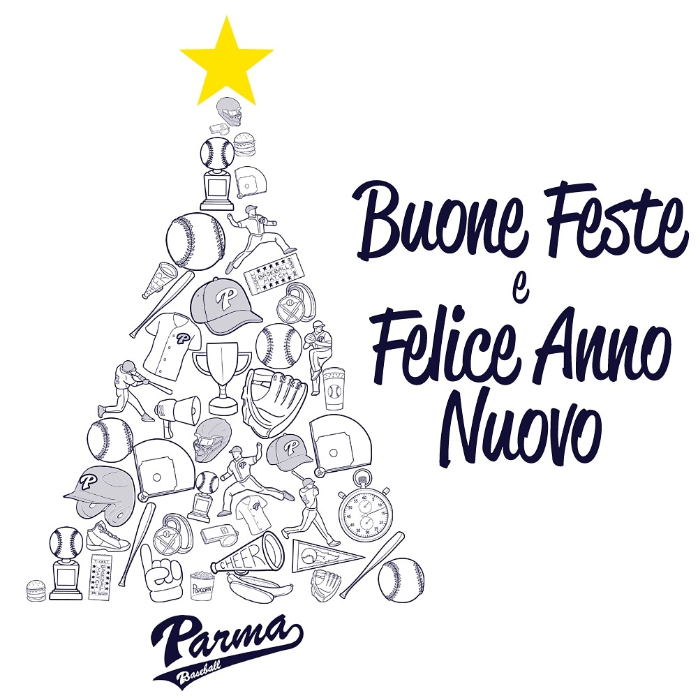 BaseballParma's tweet photo. Il #ParmaBaseball desidera augurare a tutti i propri Tifosi, Partner e Sostenitori le più serene Feste e un Prospero 2020!

🎄🎁🎅 https://t.co/2myX8932Xe