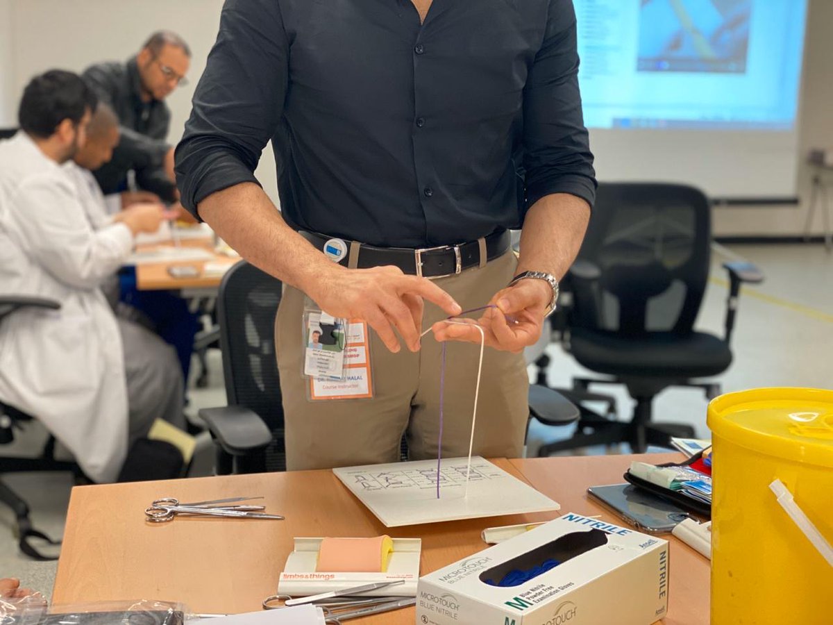 KSUCSSC's tweet photo. تم بحمد الله اليوم الانتهاء من الدورة الأساسية في الخياطة الجراحية 

شكراً لكل مدربينا

@FahdAlyami @drsabr 
@alhalalhani @K_Akkour 
@drnuhaalsaleh
@thamertraiki https://t.co/UgkqGJCPuf