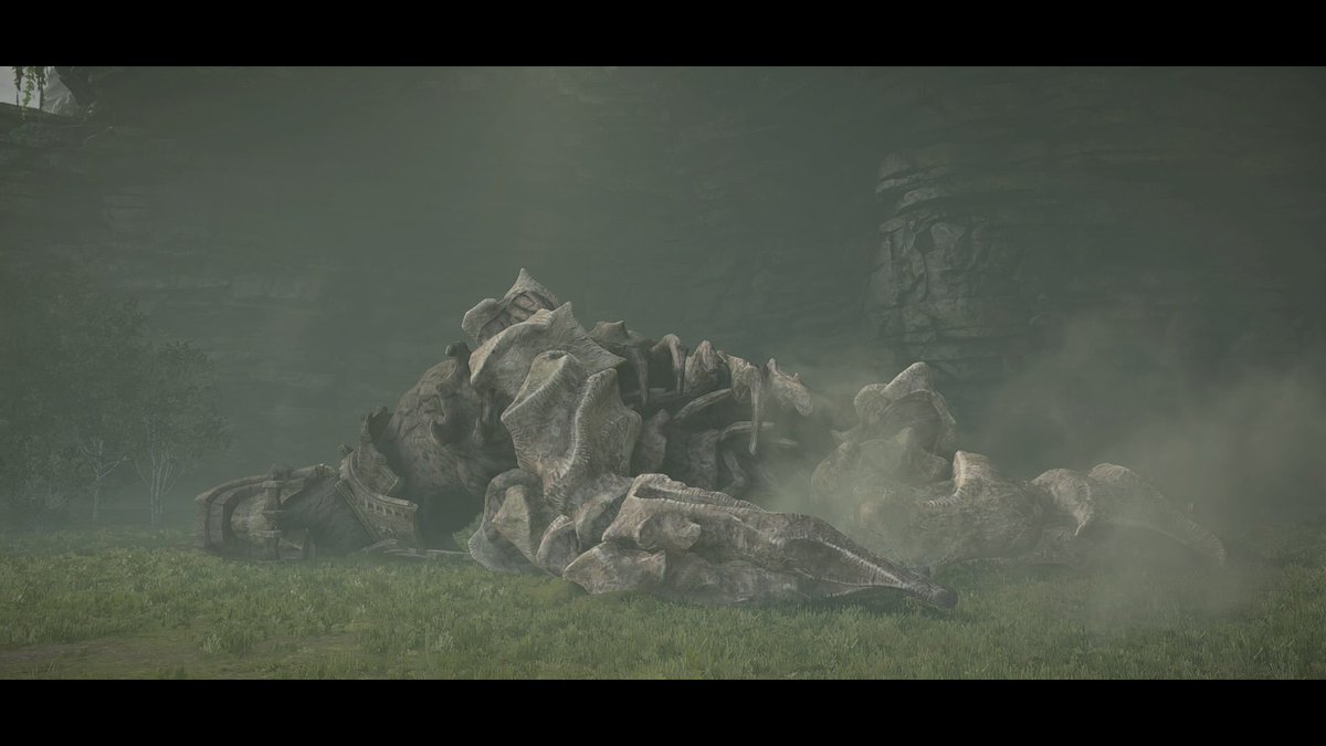 abbisonny's tweet photo. *dramatic colossal fall* #ShadowOfThecColossus #SotCRemake #PS4 #BluepointGames https://t.co/1IDXh64g2T