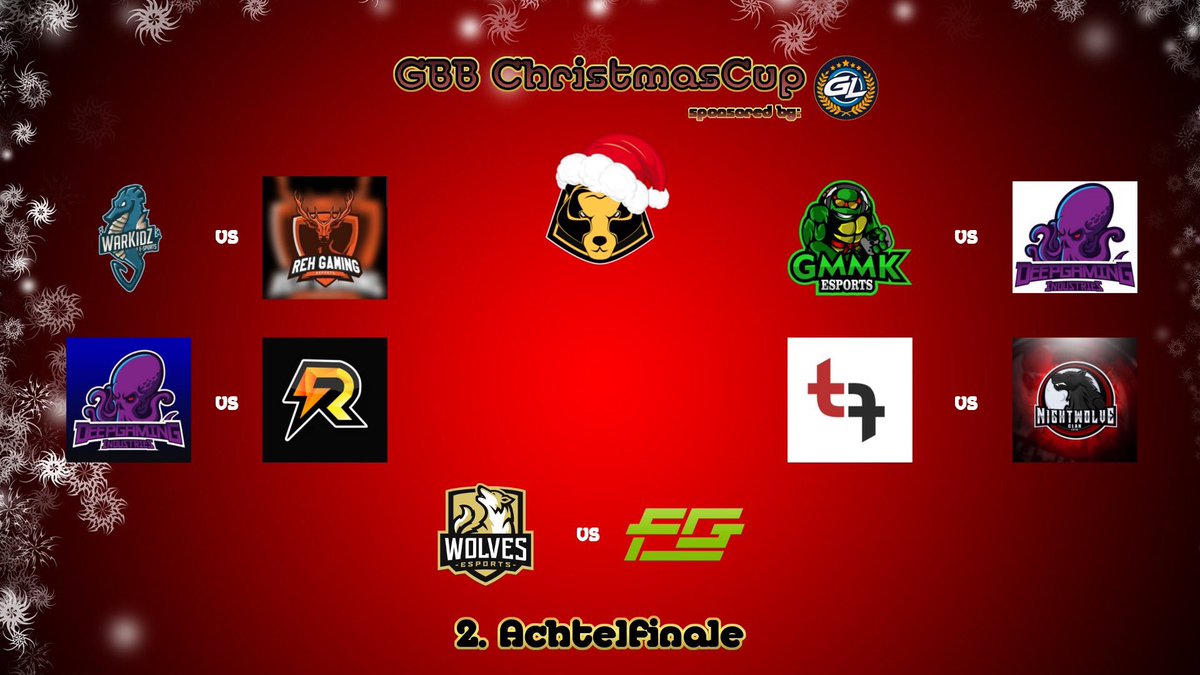 tv_gbb's tweet photo. Heute geht es weiter im GBBCC

@WarKidZ vs @REH_Gaming
19 Uhr @PeppyR6
 
@DGi_Esports ACT vs @gaming_recast
20 Uhr @ThorsHero97

GMMK vs @DGi_Esports Main
20 Uhr @PeppyR6

@TeamFraternity6 vs Nightwolve Team Horizon
20 Uhr @Despo84

Wolves vs @factgamingde
Sponsor:
@GamerLegionDE https://t.co/87x2CUdgx8