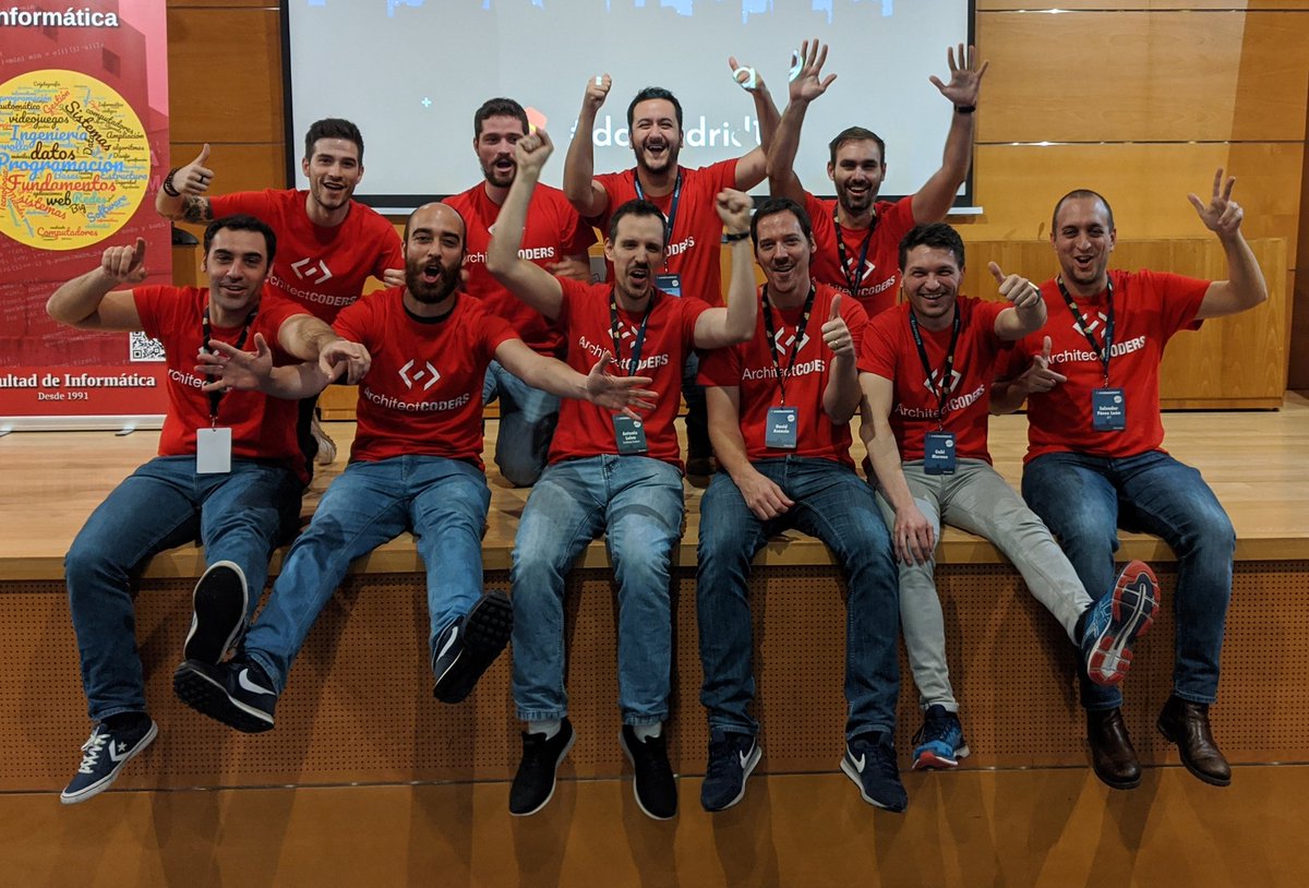 leiva_dev's tweet image. The #ArchitectCoders family is everywhere! #dcMadrid19