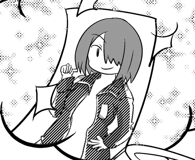 みゃー姉のインナーTシャツの主線を書き忘れるといきなり裸ジャージになってエッロってなったけど、へそや鎖骨を描いてこのまま本当に裸ジャージにしてしまおうか少し悩んだ 