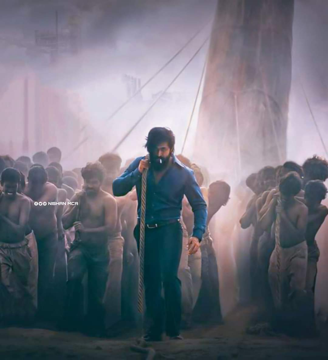 NameisNishan's tweet photo. #KGFChapter2 #KGFChapter2FirstLook #KGFChapter2Update @TheNameIsYash https://t.co/CoIreNGcvJ