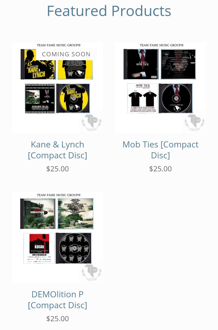 OGUncleBurnie's tweet photo. Get your latest releases from @TFMG_MAKP777 & myself at the GVNGXRZ Shop:
•K.Burns x Mak P-Kane & Lynch CD
•K.Burns-Mob Ties CD
•Mak P-DEMOlition P CD
https://t.co/dXWec0S9zb
#KaneLynchLP OUT 12.28.2019
#TF2TheDeath
-OGB https://t.co/Y1hUL2olkg