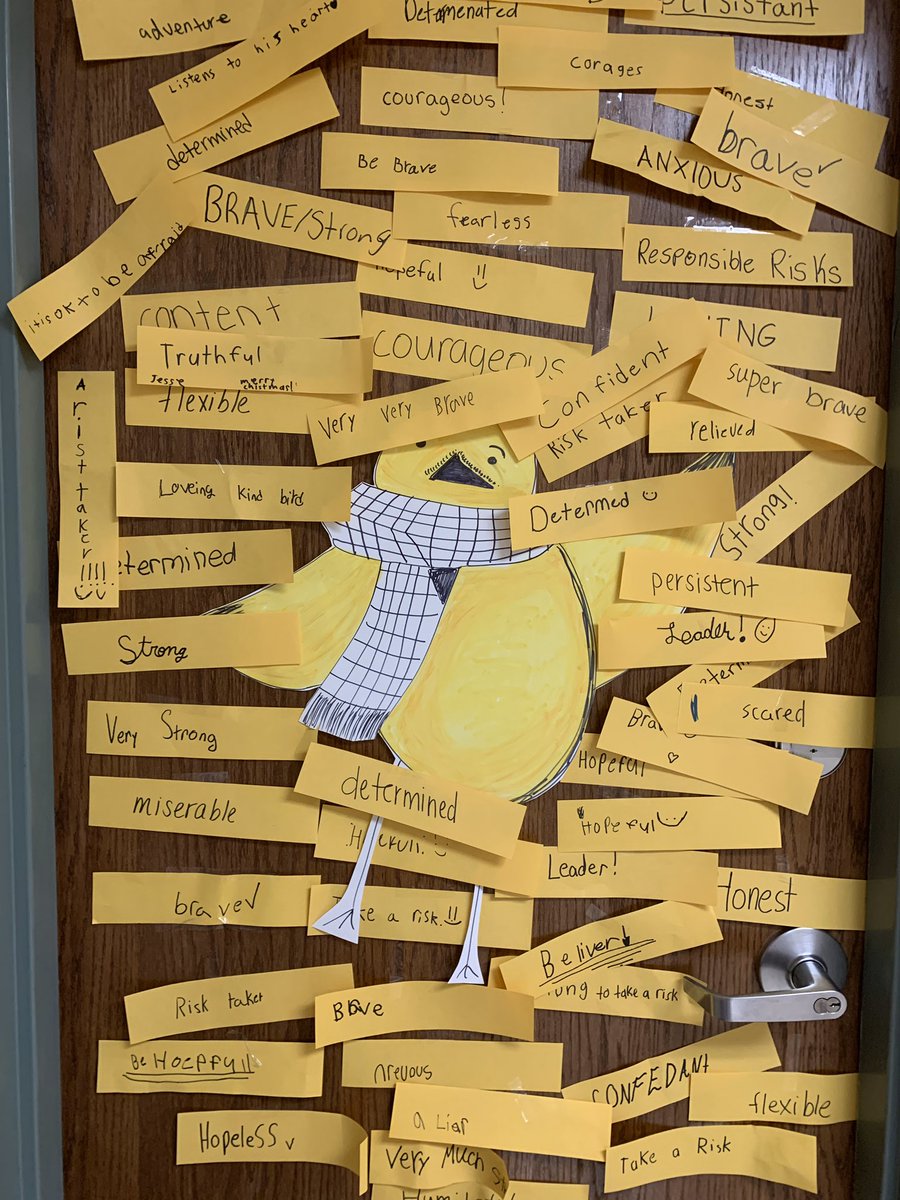 BenjaminStaffDe's tweet photo. Preston’s Storywalk - Ss identifying character traits and practicing caring for themselves and others. @KortrightdSj @HarrisonCSD https://t.co/B5Pioc6Ck0