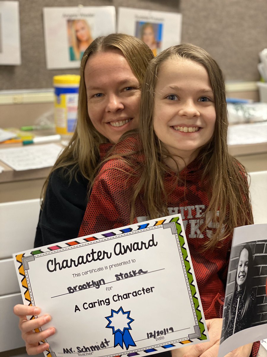 MrsChristensen3's tweet photo. We got to surprise and celebrate some caring 4th grade students this month. #whitehawkssoar @HTPrimary https://t.co/8Ju4ecVSe1