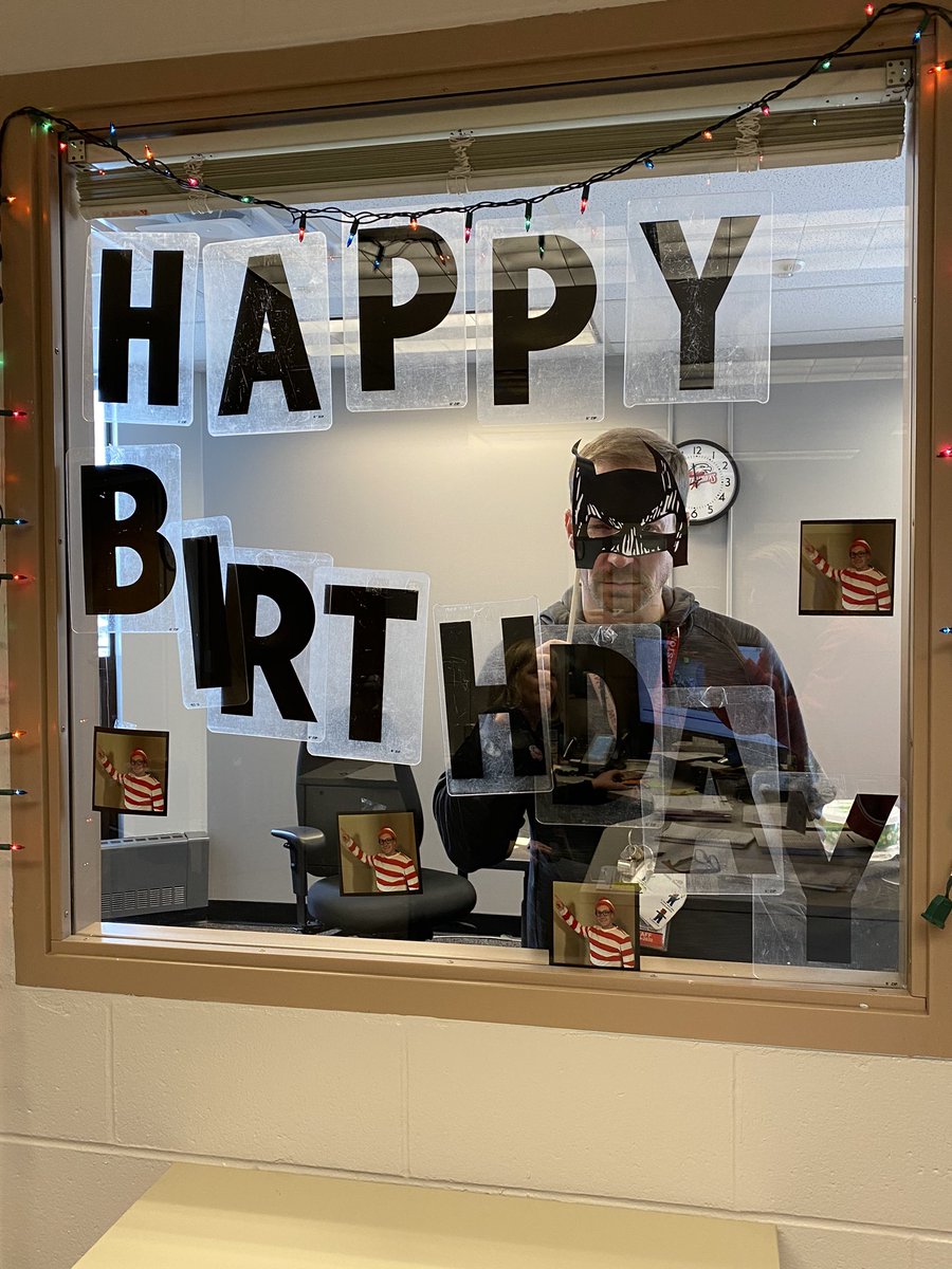 MrsChristensen3's tweet photo. When it’s Batman’s birthday, we celebrate! Where is Mr. Moch? #hilltoprocks @HTPrimary https://t.co/nRFZt1vHJG