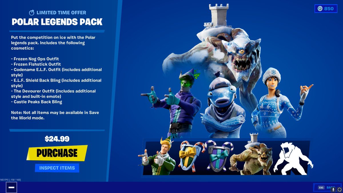 iosoS9's tweet photo. Polar Legends Pack. Available Worldwide on December 23rd, $24.99 https://t.co/tOABEh1pXZ