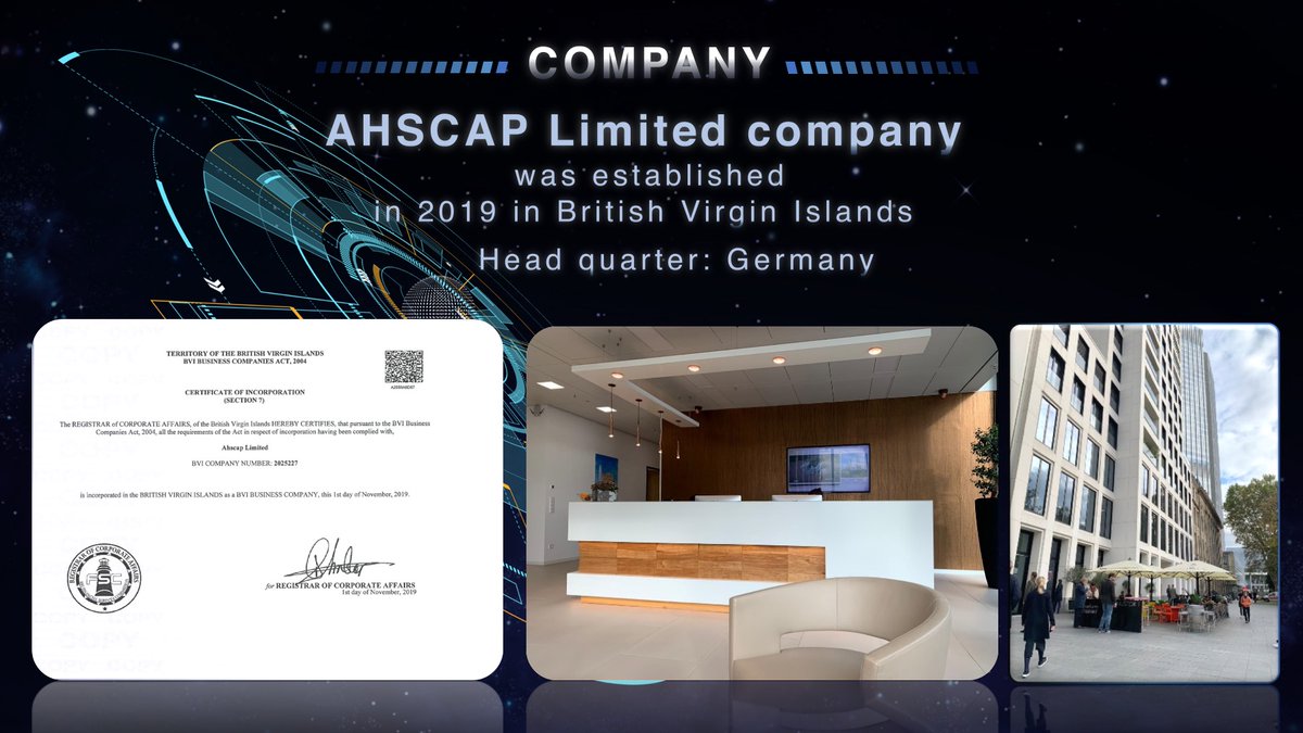 AhscapHedging's tweet photo. AHSCAP Limited company was established in 2019 in British Islands with head quarter in Germany. With management of Ben Peeters - CEO, he promotes his company through a keyword-rich summary and attached media. We are here to evolve the forex trading sphere https://t.co/fzwn5zvRuT