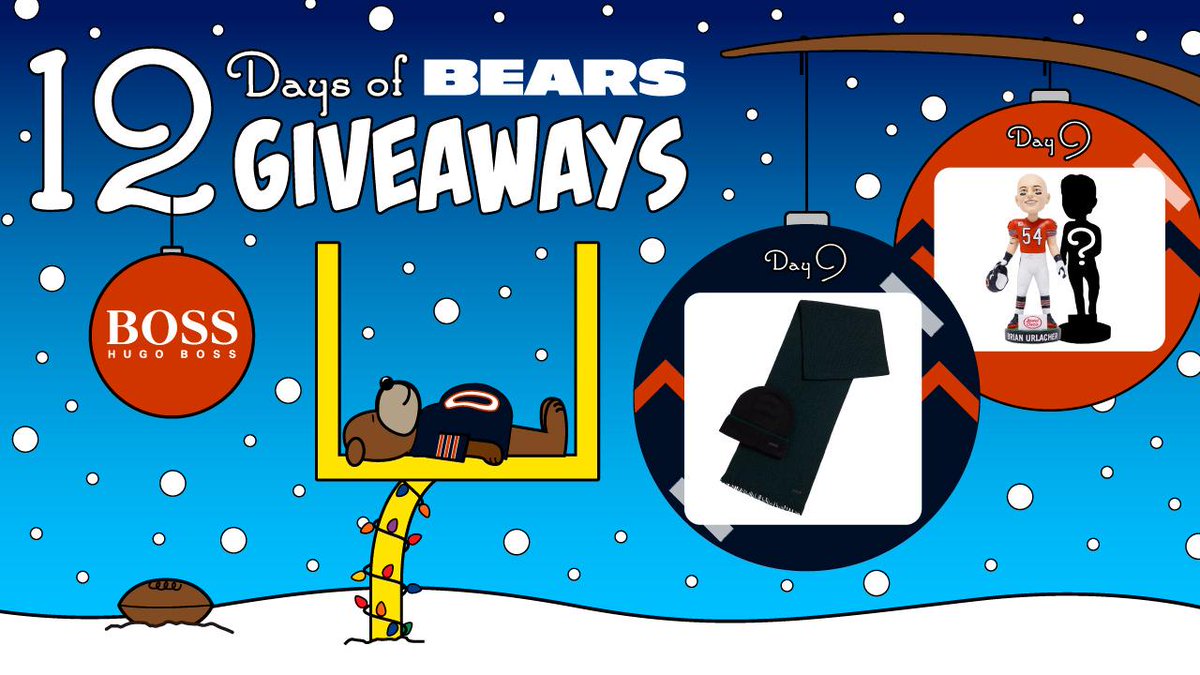 BearsLocal's tweet image. Happy 9th Day of #Bears12Days, RT by 3PM CT today to win 1 of 4 @HUGOBOSS ❄️ sets &amp;amp; 🐻 bobblehead!

RULES: chgobrs.com/35RvvDm