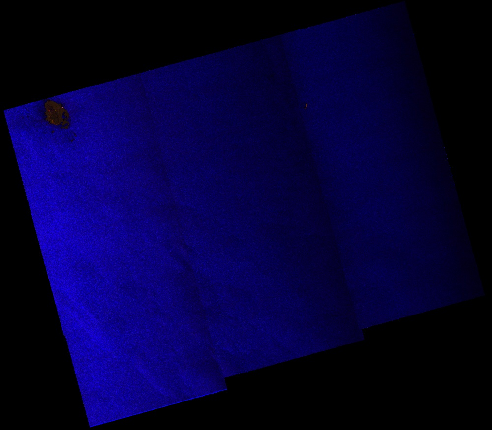 New Caledonia, Vao (168.378681, -23.072729)
2019-12-19 07:19:17 UTC
Ascending orbit
HH, HV polarizations