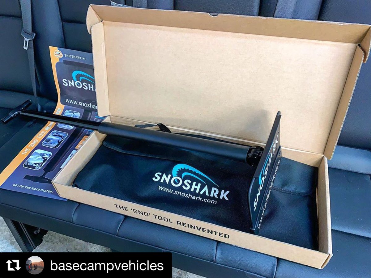 Sno_Shark's tweet photo. Shop https://t.co/G3JvW6u2kf. @basecampvehicles
・・・
Excited to test out my new Snoshark XL! It looks like it was worth the wait, great build quality and materials. Bring on the big dumps!!!!! #snoshark #snosharkxl #adventuremobile #adventurevanlife #vanlife #sprintervan https://t.co/D4lxWJOQoe