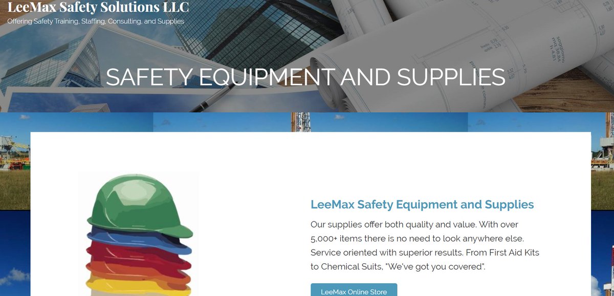LeeMax Safety Solutions LLC
We can supply all your clothing and safety equipment needs!
lnkd.in/e9W57Wu
leemaxss.com
brian.anderson@leemaxss.com
(681) 229-1457 WV, PA, OH, IN, KY, NC 
(410) 512-6618 MD, DC, VA, DE, NJ, NY
#ClothingBrand   #equipment