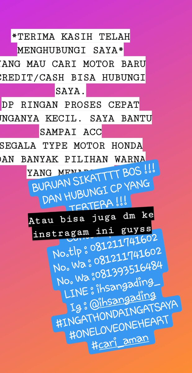Ihsangading2's tweet photo. Buruann sikattt ladsss sebelum kehabisan promo di bulan ini 
CP : 081211741602 / 081393516484
Atau biisa DM ke sini ya
#scoopy #hondascoopy #scoopymodifikasistyle #scoopymodifikasi #scoopyindonesia #scoopymoment #hondapcx #hondagenio #astramotor #hondacrf #hondacbr150r #scooter https://t.co/vfEiJXsJm3