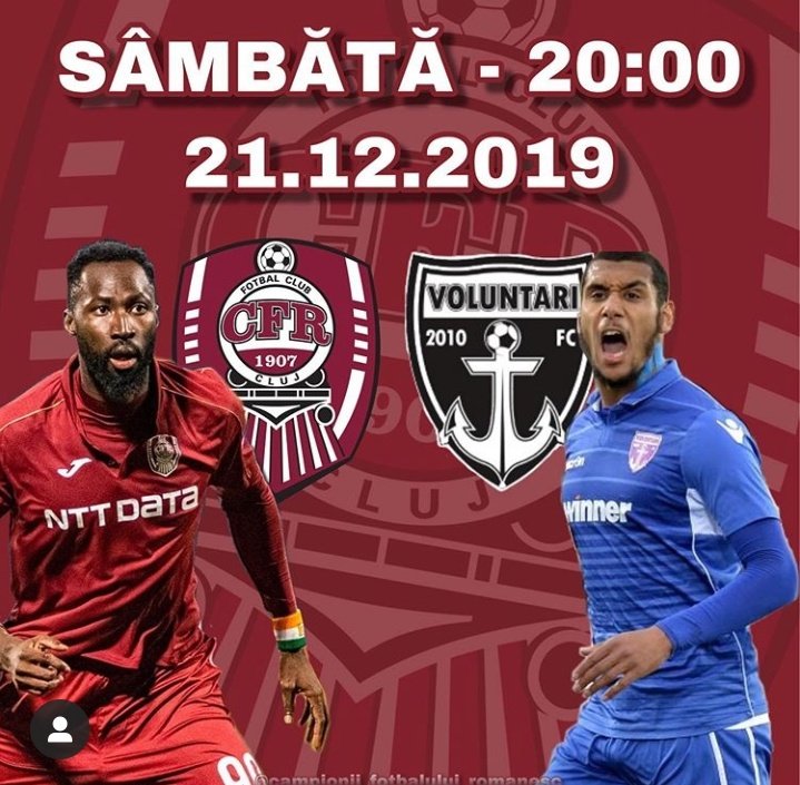 7pm CET, we will play against Voluntari