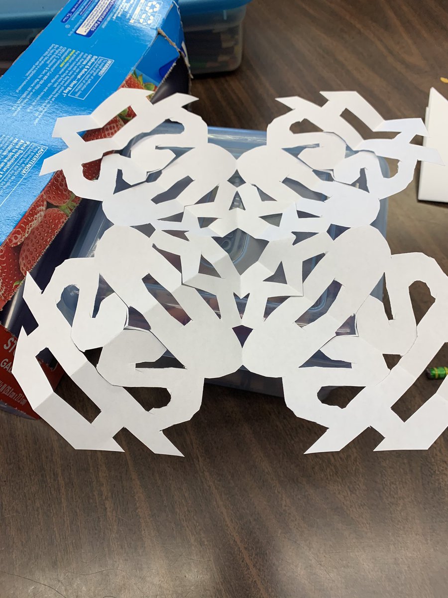 TabiTheTeacher's tweet photo. Lots of fun things happened the last two days of break! We mixed and mingled with Unit B and made some fun name snowflakes! https://t.co/9xXVS5bWoI