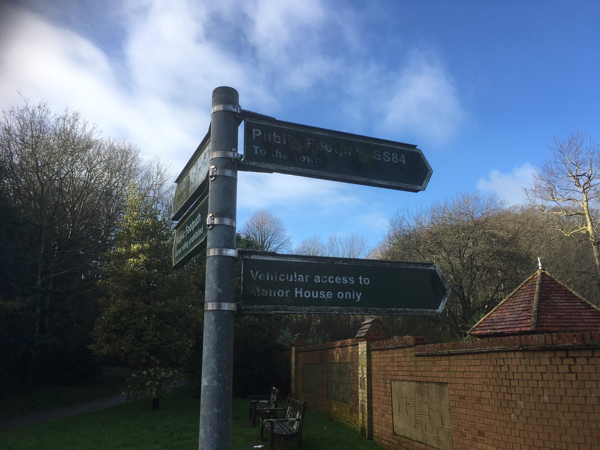 Wights of Way on Twitter "Public Footpath SS84 from Big Mead park to