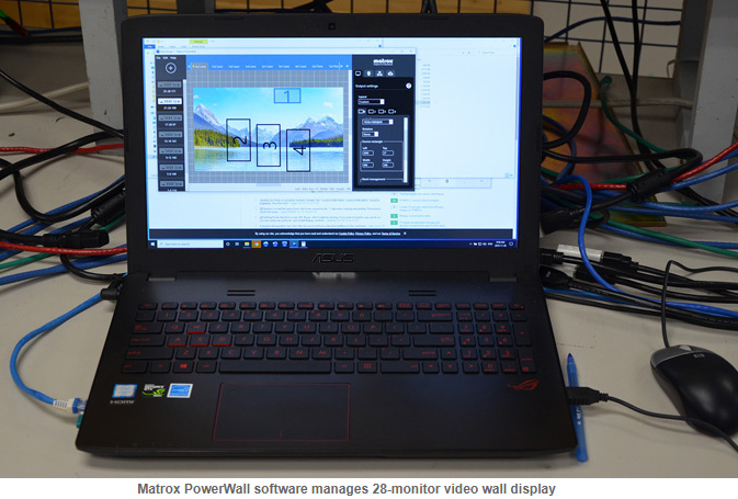 MatroxVideo's tweet photo. ."Putting an updated spin on a traditional symbol of the holidays, #Matrox #QuadHead2Go drives a 28-monitor, ‘80s-themed #digitalsignage tree."
More details & images:
https://t.co/KBMYVbtQoh
#Matrox_PowerWall #AVTweeps https://t.co/hJCWPTVNZ5