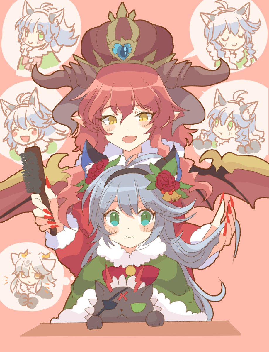 「今年はどんな髪型にしますか? #パズドラワンドロ 」|らくのイラスト