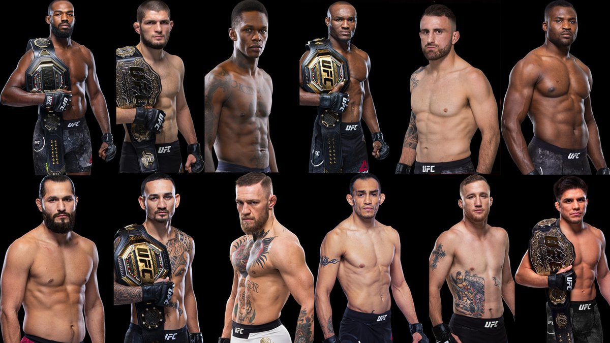 NoTurnUnstonedd's tweet photo. #UFCPickEm Round 1...
Each fighter costs £50.
Uncle Dana has re-payed your loyalty as a fan with a £300 cheque to sign 6 of these 12 fighters to kick start your own promotion.
Who you taking with you?🤔 Favourite replies get Retweeted!!💯 #UFC #MMATwitter https://t.co/bR66GHdk86