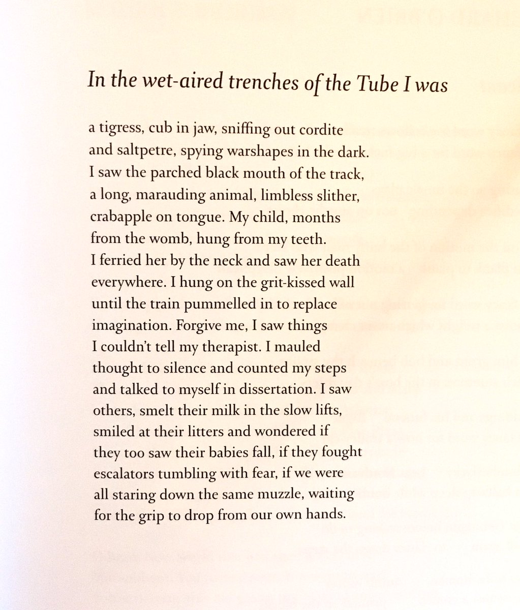 So happy to have a couple of poems in the new Poetry Review Winter Issue @PoetrySociety Here's one about #postnatalanxiety If you've ever felt this, hope it helps